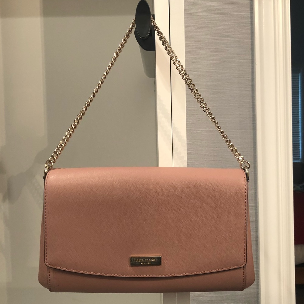 KATE SPADE Pink Blush Leather Crossbody/Satchel